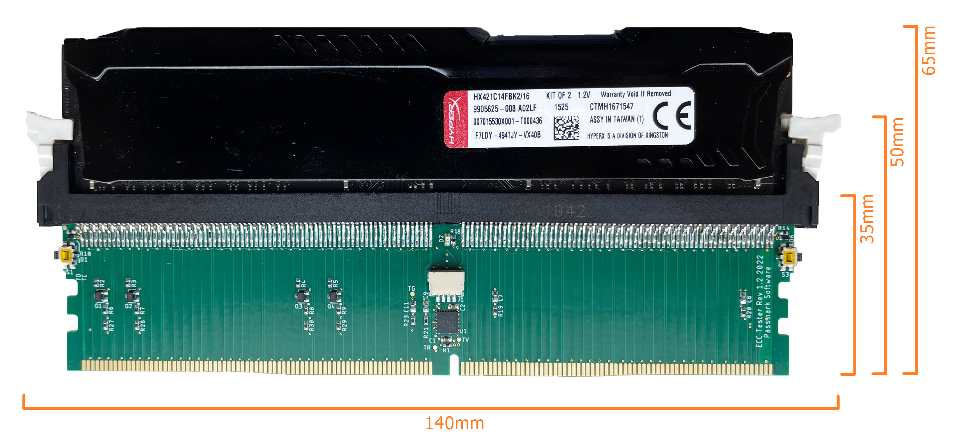 ECC Tester Dimensions